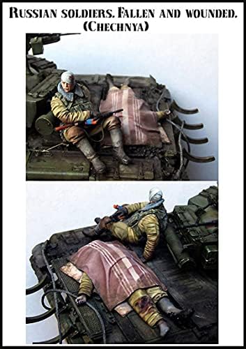 Behtar 1/35 soldado russo ferido, soldado modelo de resina GK, tema militar da Segunda Guerra Mundial, equipamentos desmontados