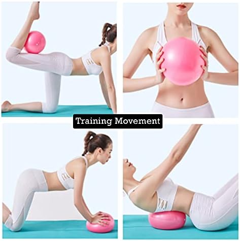 Bola de exercícios de 9 polegadas, bola de ioga ， Pilates Ball, Ball de Estabilidade, Melhora o Equilíbrio, Treinamento