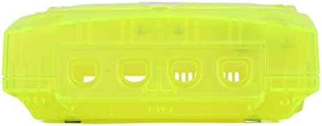Casca de alojamento de plástico, substituição translúcida de escudo de plástico para escudo de arranhão verde transparente para Sega