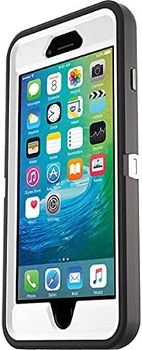 OtterBox Defender Series Rugged Case para iPhone 6s Plus & iPhone 6 Plus PABILIZAÇÃO NÃO RETAIL - BLACK/BRANCO - SOMENTE