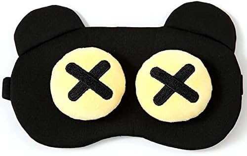 2 peças máscaras de olho engraçadas para dormir ， capa para os olhos do sono para crianças - Blackout Sleep Masks
