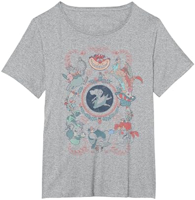 Disney Alice no País das Maravilhas T-shirt estilo mashup