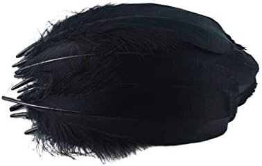 Penas de ganso marrom escuro naturais para artesanato jóias fazendo plumas de 13 a 18 cm de decoração de casamento em casa diy - 100