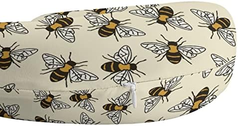 Salve o travesseiro de pescoço para viajar para as abelhas para o apoio de espuma da memória de suporte de suporte