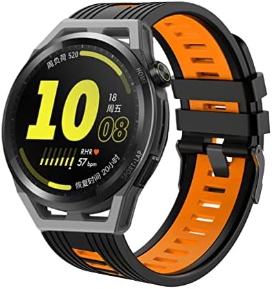 TTUCFA 22mm de pulseira de pulseira para Garmin Venu 2/Vivoactive 4 Smartwatch Silicone WatchBand Forerunner 745/Fenix ​​Chronos