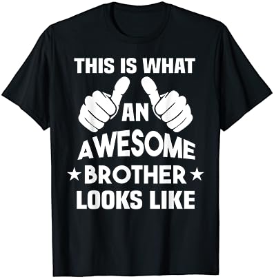 Isso é o que um irmão incrível se parece com camiseta