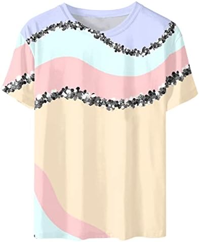 Camiseta feminina manga curta Crewneck algodão vitoriano Renascença listrada camarada camarada steampunk top adolescente qh