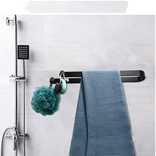 Gretd nórdico simples e de toalha de toalha dupla nórdica barra de toalha banheiro preto rack de grade grátis para higiênico
