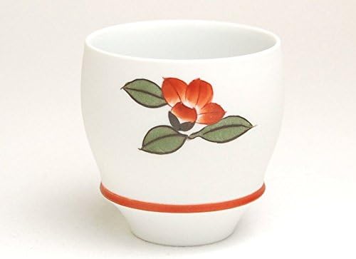 有田 焼 やき もの 市場 Cup de saquê Cerâmica japonesa arita imari ware feita no Japão porcelana yuki tsubaki