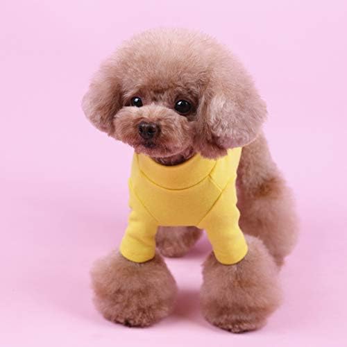 Camisetas de cores sólidas de cachorro para cães pequenos
