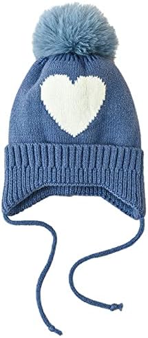Pullover de chapéu quente inverno de inverno de moda de tricô chapéu unissex orelhas de tampa amor crianças chapéu