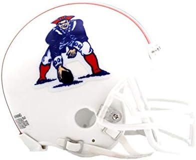 NFL Riddell New England Patriots 1982-1989 Retro Mini Capacete - White