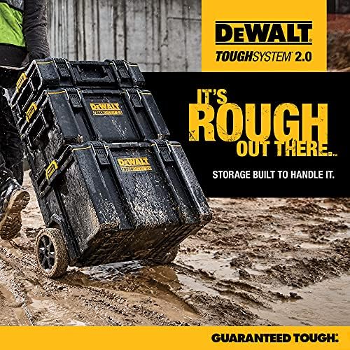 DeWalt Toughystem 2.0, caixa de ferramentas extra grande, 22 polegadas, 123 libras. Capacidade
