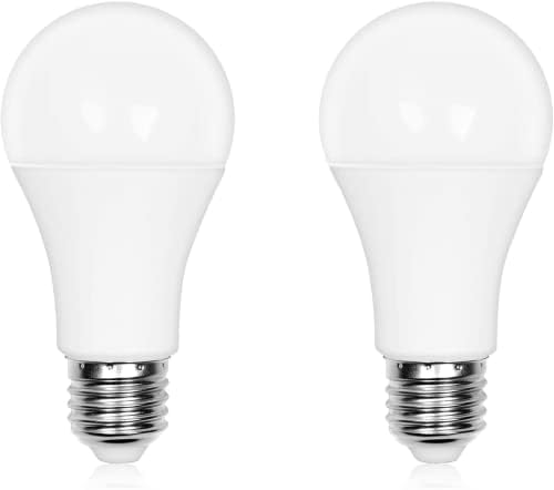 Bonlux Dusk to Dawn Bulbos ao ar livre de lâmpadas de luz do dia 6000k, lâmpadas LED, lâmpadas de 12W LED LED 1000lm,