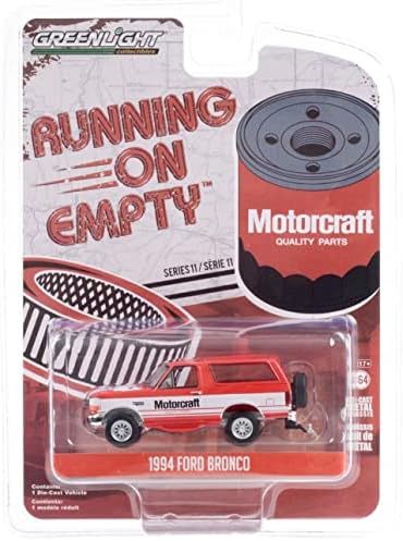 Greenlight 41110 -E Running On Empty Series 11 1994 Ford Bronco - Escala Ford 1:64