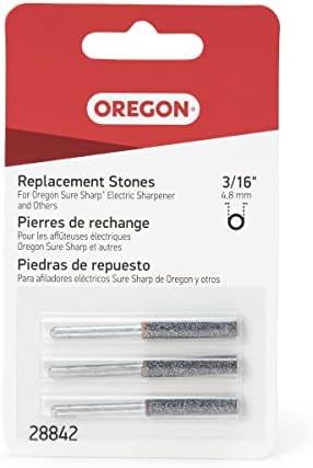 Oregon 28842 de 3/16 polegadas elétricas Sharp Sharping Stones Stones Stones