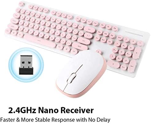Combinação de teclado e mouse Zhyh, duração mais longa da bateria, design ergonômico