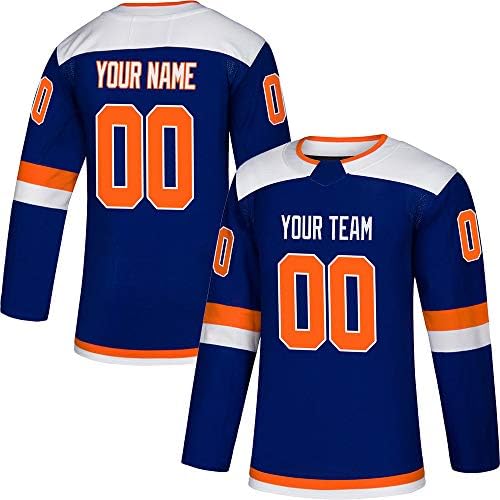 Royal Blue Custom Ice Hockey Jersey for Men Women Youth S -8XL Nome e números bordados autênticos - projete o seu próprio
