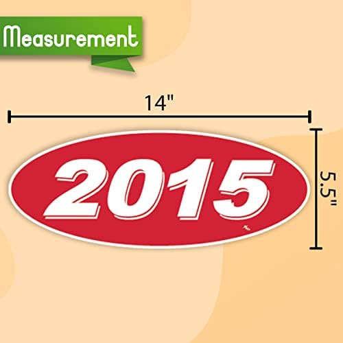 Versa Tags 2012 2013 2014 2015 Modelo Oval Ano Ano de Carro Anexo de Janelas de Carros Madeos orgulhosamente