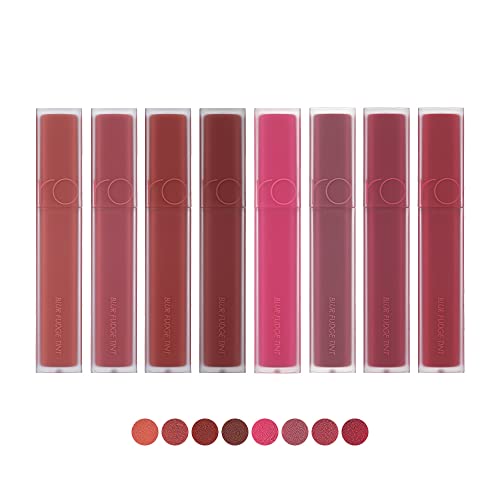 Rom & nd Blur Fudge Tint 0,17oz, 07 Cool Rose Up, Matte Lip Tint, Leve Weight, Creme, Spreadable, Super Stay, Alta Pigment,