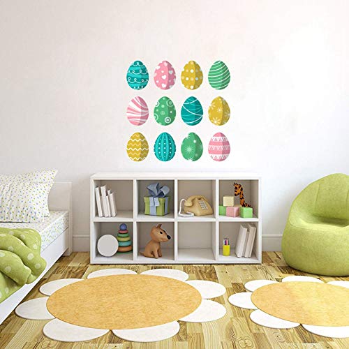 Adesivos adesivos de parede removíveis de decorativo um conjunto de parede de páscoa adesivo de parede autoadesivo bebê