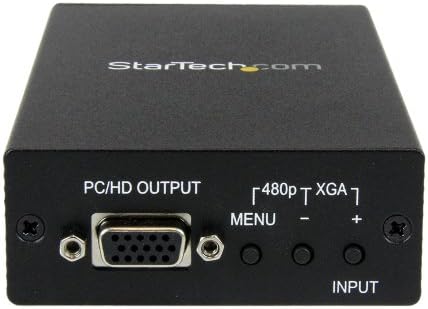 Startech.com Composite e S -Video para VGA Video Video Converter - Composite para VGA - Video to VGA Converter - S Vídeo para