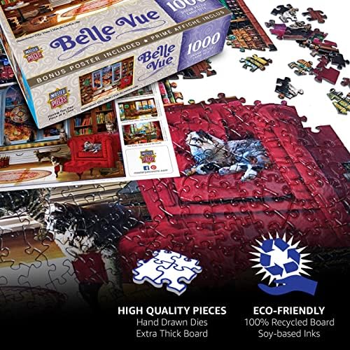 Obras -primas NCAA GameDay Puzzles Collection - NCAA GameDay Tailgate 1000 peças quebra -cabeça