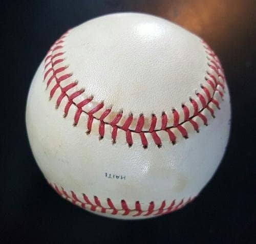 Mike Schmidt 1980 Phillies World Series Game usado Baseball assinado PSA/DNA COA - MLB Game autografado usado Baseballs