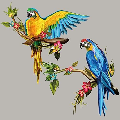 Costurar/ferro no pássaro de papagaio de remendo, apliques bordados Costure o ferro em remendo, o pássaro costure em manchas