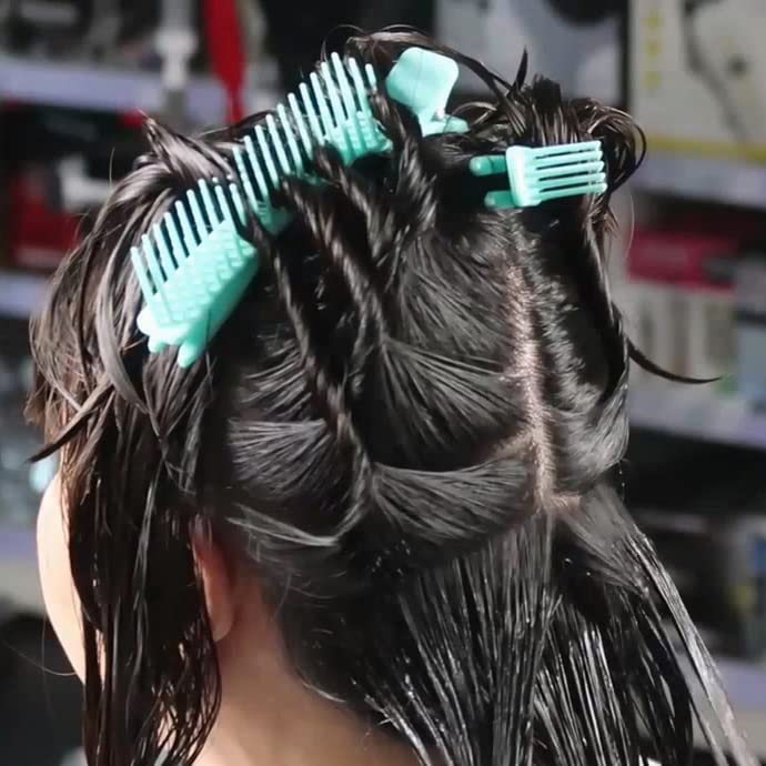 HairMam Hair Coloring Clip 2pcs 1set para cabelos longos, destacando, corte, branqueamento de raiz