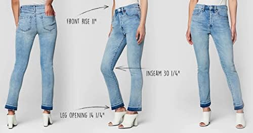 [Blanknyc] Roupas de luxo feminino Jeans de jeans retos, calças confortáveis ​​e elegantes, o Lexington