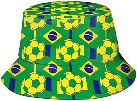 Moda Brasil Brasil Brasileira Chapéu de balde larga Brimeia UV Captrines de sol chapéu boonie chapéus ao ar livre para homens