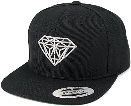 Flexfit Diamond Bordado bordado Bill Snapback Cap