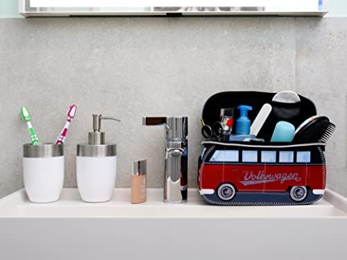 Coleção BRISA VW - Volkswagen Neoprene Universal Bag para maquiagem, viagem, cosméticos, lápis de capa no samba barramento T1