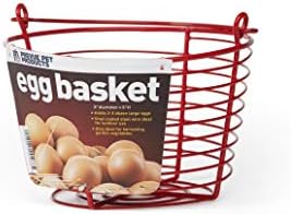 Produtos para animais de estimação previnos cesta de ovos 8 '' diâmetro, vermelho