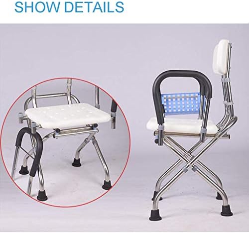 LZLYER SHOUSH Cadeira Baça banheira de banheira portátil Banco de chuveiro ajustável, assento do banheiro com apoio de braço