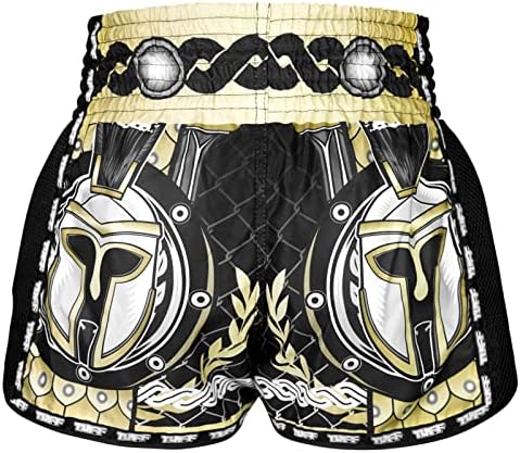 Tuff Sport Retro Muay Thai Shorts Shorts Classic Slim Cut MMA Kickboxing Set Set Clothing Training Treinando