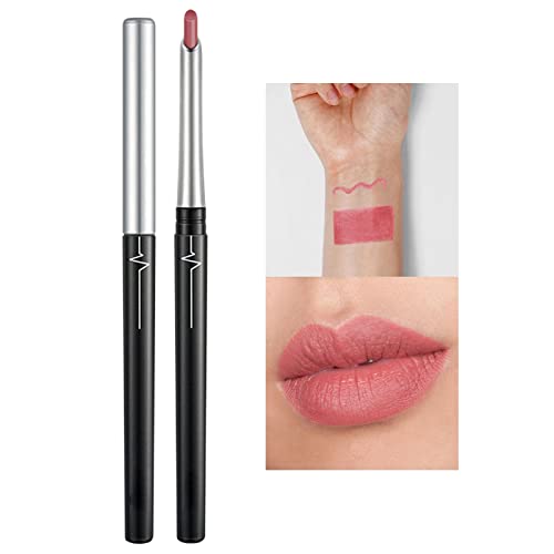 Dose de cor 17 colorido Lip Lip Eyeliner Eyeliner Lipsk lápis de lápis à prova d'água de longa duração de batom com revestimento