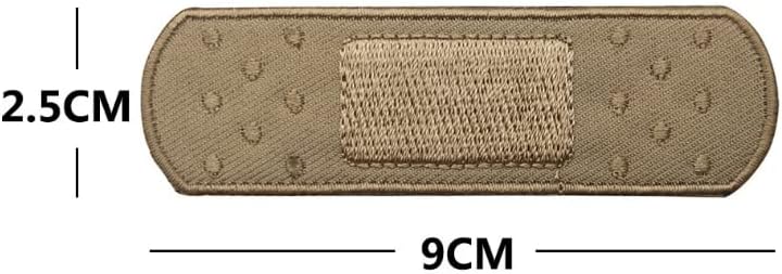 Band-Aids Bordado Patch Militar Militar Tactical Patch Badges Badges emblemE Applique Hook Patches para acessórios de mochila