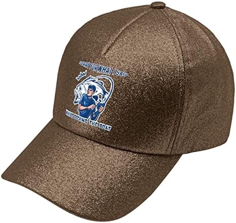 Chapéus de pesca para menino Baseball Cap tesou chapéus para menina, desculpe pelo que eu disse enquanto atracar o chapéu de barco
