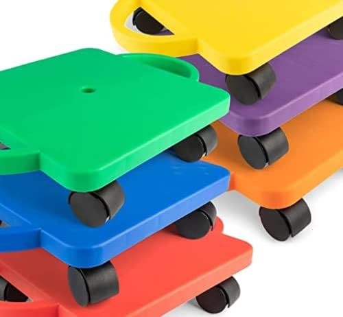 Brinquedos infantis de qualidade e quadro esportivo ao ar livre com alças, conjunto de 6, 12 x 12 de largura - scooter esportivo colorido