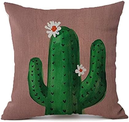 Verão México Cacto Cushion Plantas tropicais Passes de impressão de cactos Passageiro para sofá Prophation Home Decoration