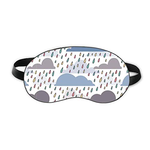 Cloud Rain Weather Pattern Pattern Sleep Eye Shield Soft Night Blindfold Shade Tampa