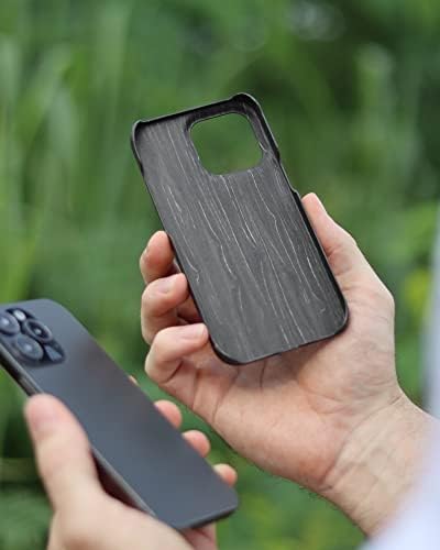Komodoty Wood iPhone 14 Pro Case - Slim Fit, Design Snap -On feito de materiais sustentáveis ​​e reforçado com Kevlar.