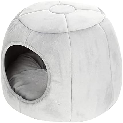Deflab Cat Nest Bedding Sofá de animais de estimação Super macio e confortável Casa de almofada Cama redonda de inverno quente