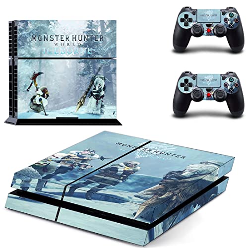 Game Monster Astella Armis Hunter PS4 ou PS5 Skin Skin para PlayStation 4 ou 5 Console e 2 Controllers Decal Vinyl V15031