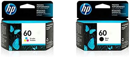 HP 60-60XL | Pacote de cartucho de tinta | Preto, Tri-Color | CC641WN, CC643WN