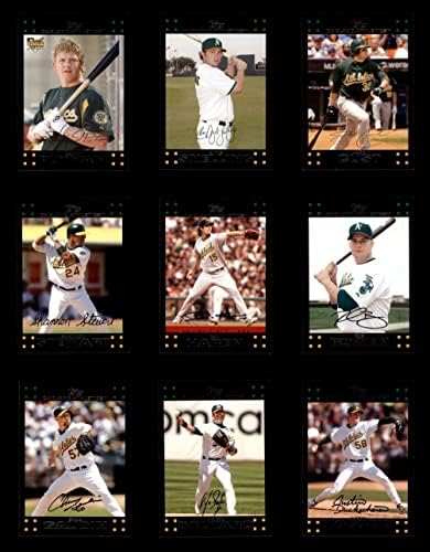 2007 Topps Update Oakland Athletics quase completo Team Set Oakland Athletics NM/MT Athletics