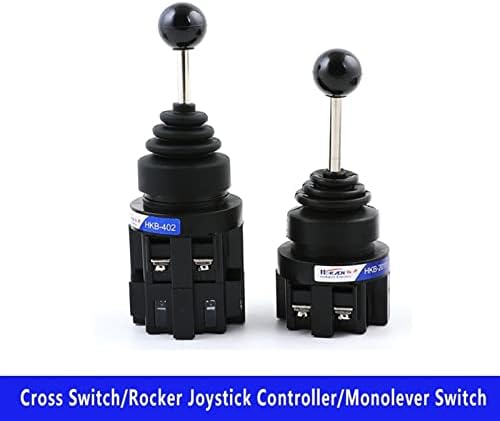 1PCS 30mm Monolever Cross Rocker Master Switch Joystick Switch Cross-RESET Auto-bloqueio 2NO 4NO HKB-201