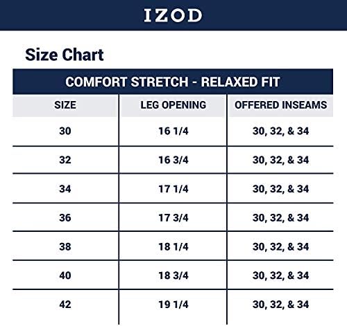 Izod Men's Relaxed Fit Comfort Stretch Jeans Jeans